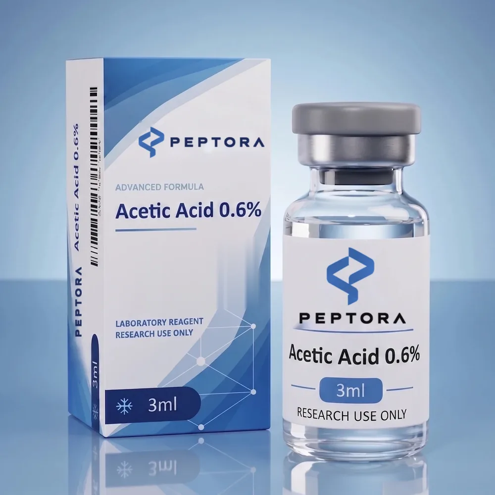 Acetic acid 0.6% solution research peptide