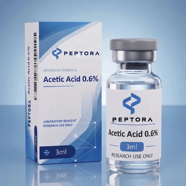 Acetic acid 0.6% solution research peptide