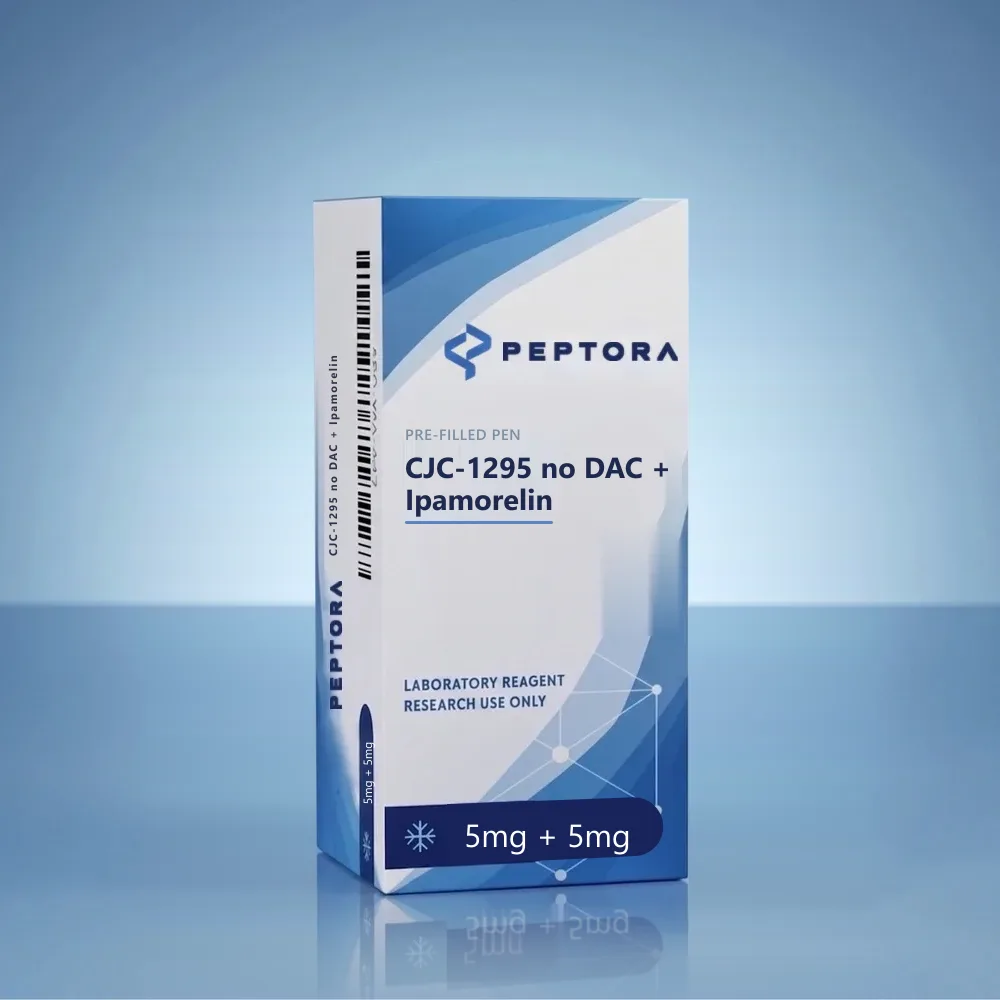 CJC-1295 no DAC + Ipamorelin pen research peptide
