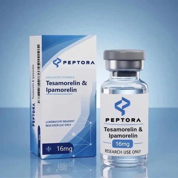 Tesamorelin + Ipamorelin blend research peptide